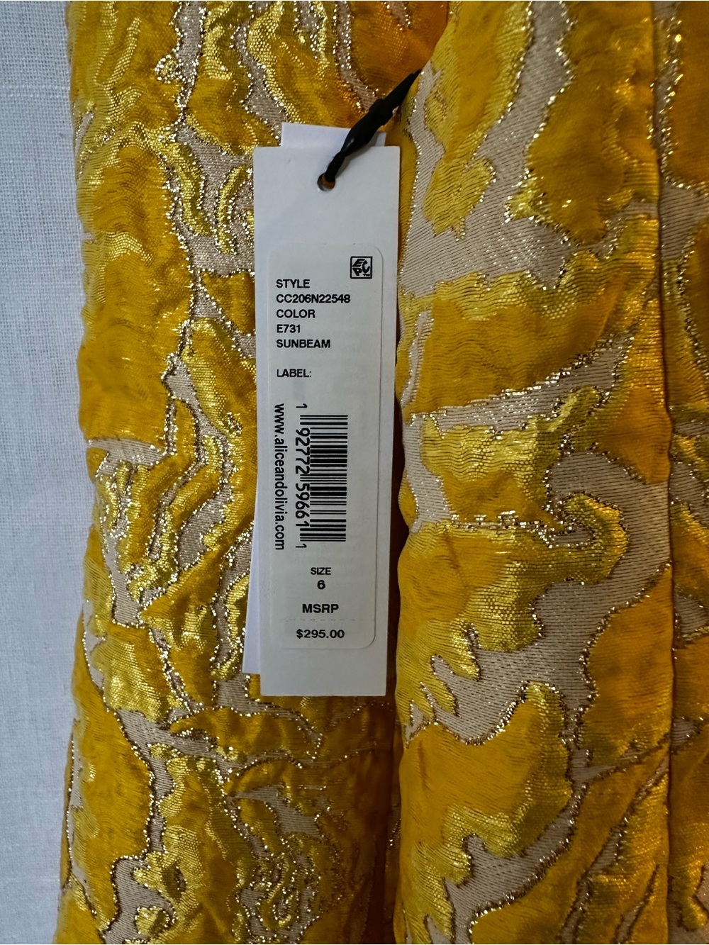 NWT: Alice + Olivia Tayla mini dress - Picture 11 of 11